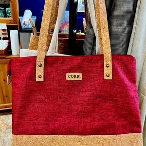 Cork handbag brand new